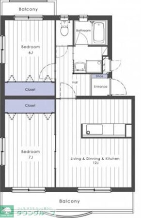 レジェン上沼パーク二番館の物件間取画像